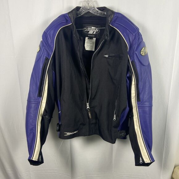 Joe Rocket Ballistic Series Live The Outer Limit Blue Black Jacket Unisex Sz XL - Picture 1 of 16